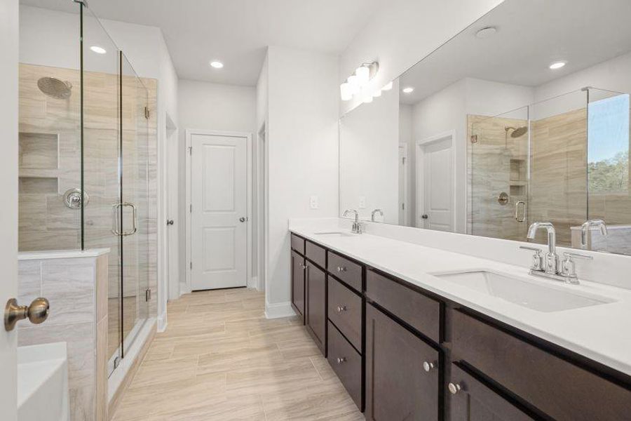 Furnished interior view inside a new home in Reserve at Hickory Walk, Kennesaw (Image 10). Furnished interior view inside a new home in Reserve at Hickory Walk, Kennesaw (Image 10).