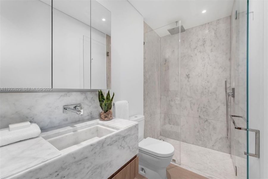 Furnished interior view inside a new home in , Miami (Image 8).