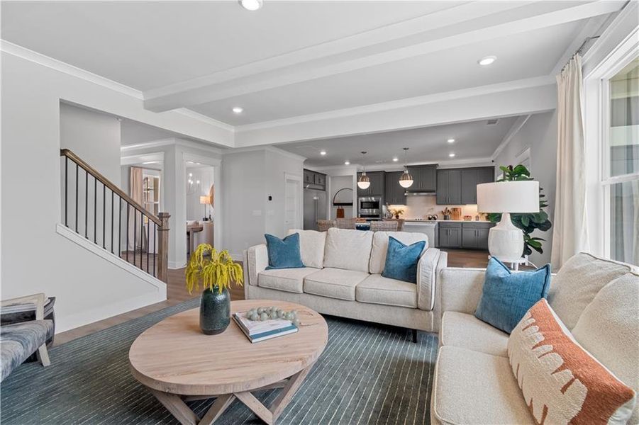 Furnished interior view inside a new home in Fowler Farms, Auburn (Image 6).