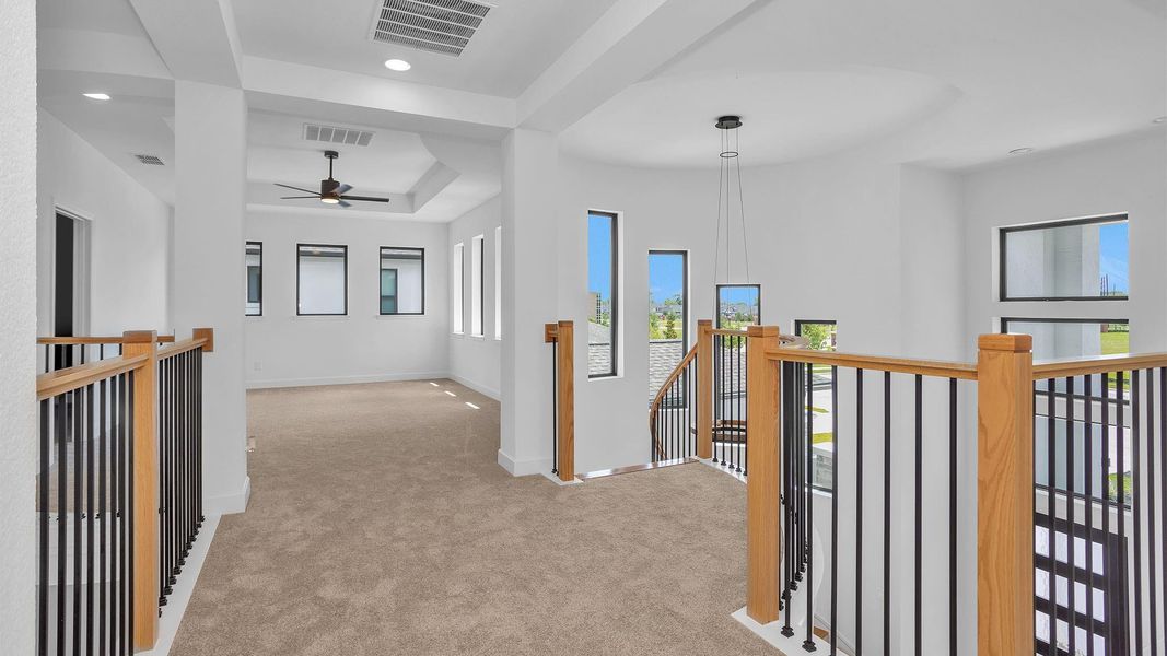 Spacious, unfurnished interior of a new home in Sienna, Missouri City (Image 10). Spacious, unfurnished interior of a new home in Sienna, Missouri City (Image 10).