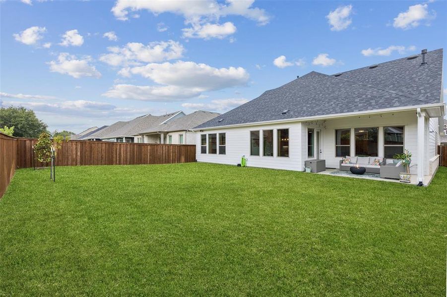 Front exterior of a new home in , Rowlett, TX, highlighting curb appeal (Image 19).