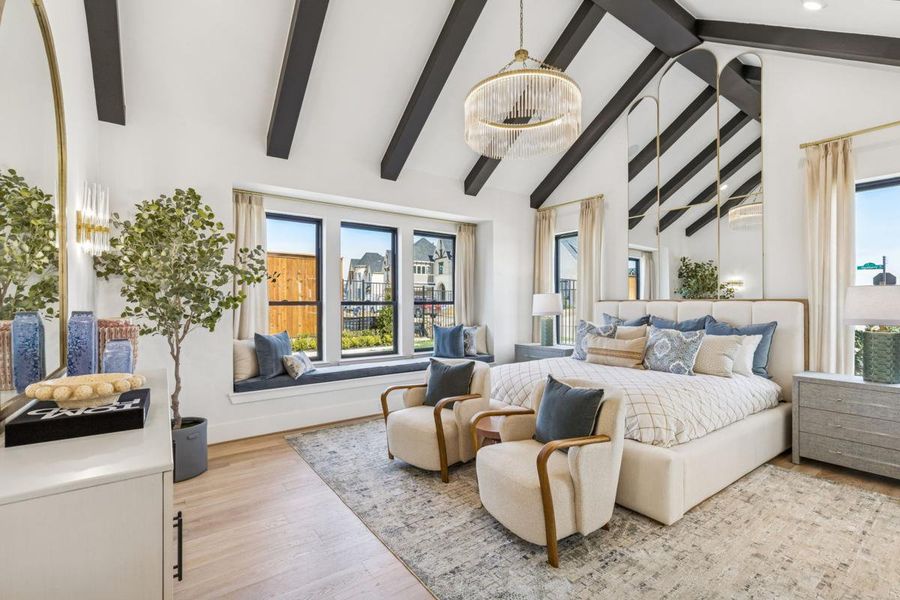 Representative furnished interior of a home built from the Grand Park Place by Grand Homes in Park Place, Prosper (Image 8).