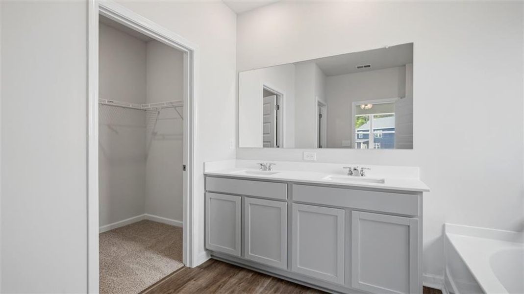 Furnished interior view inside a new home in Twin Lakes, Hoschton (Image 14). Furnished interior view inside a new home in Twin Lakes, Hoschton (Image 14).