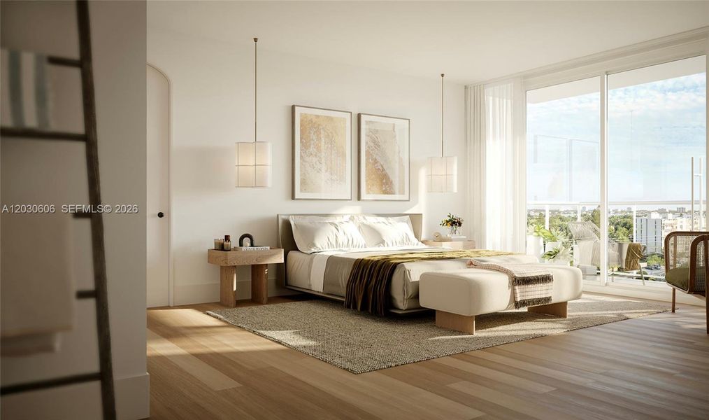 Furnished interior view inside a new home in , Bay Harbor Islands (Image 3).