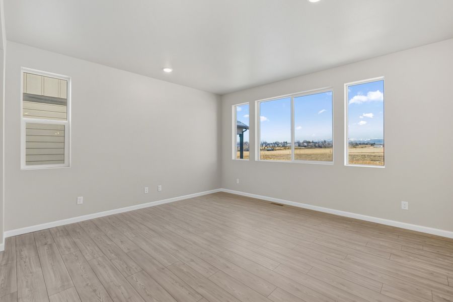 Spacious, unfurnished interior of a new home in Highlands Preserve, Mead (Image 12).