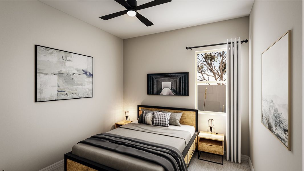 Representative furnished interior of a home built from the Mandarin Plan 5010 by Tri Pointe Homes in Whispering Hills, Laveen (Image 11).