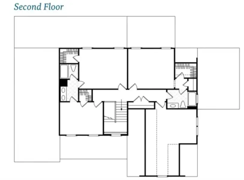 2D floor plan layout of this home in , Dunwoody, GA (Image 3).