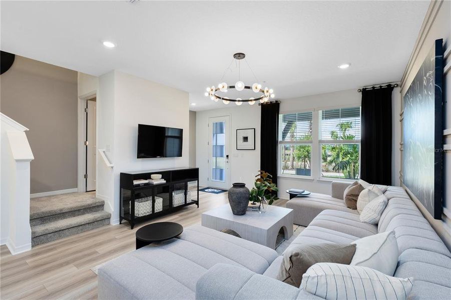 Furnished interior view inside a new home in EverBe, Orlando (Image 16).