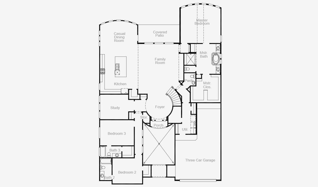 2D floor plan layout for the Marfa (4031-HM-55) by Coventry Homes in Dunham Pointe 70', Cypress, TX (Image 18). 2D floor plan layout for the Marfa (4031-HM-55) by Coventry Homes in Dunham Pointe 70', Cypress, TX (Image 18).