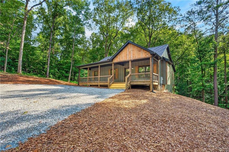 Exterior details and patio area of a home in , Talking Rock (Image 21). Exterior details and patio area of a home in , Talking Rock (Image 21).