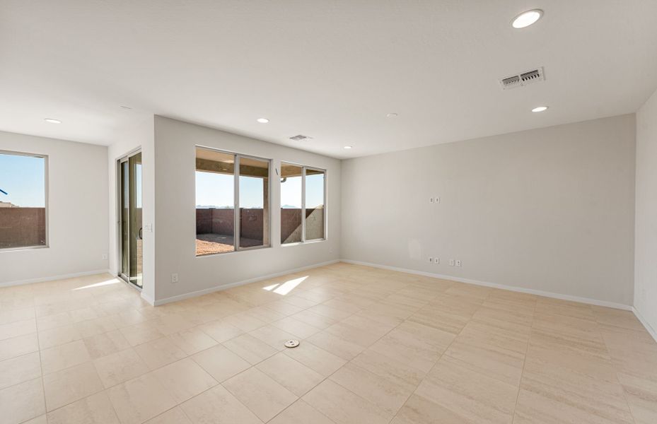 Representative unfurnished interior of a home built from the Rimini by Pulte Homes in Upper Canyon, Phoenix (Image 16). Representative unfurnished interior of a home built from the Rimini by Pulte Homes in Upper Canyon, Phoenix (Image 16).