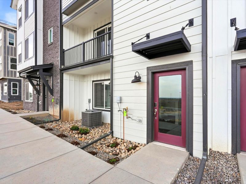 Exterior details and patio area of a home in Three Hills, Morrison (Image 2). Exterior details and patio area of a home in Three Hills, Morrison (Image 2).