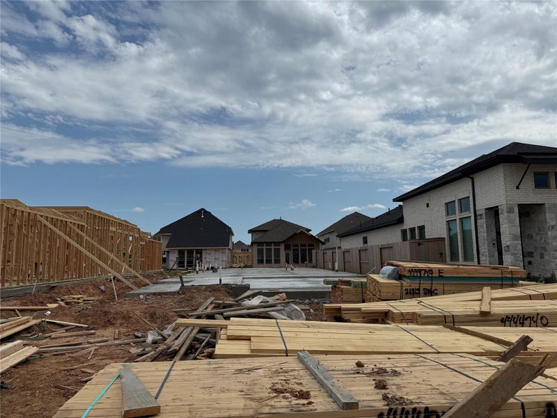 In-progress construction of a new home in Candela, Richmond, TX (Image 4).