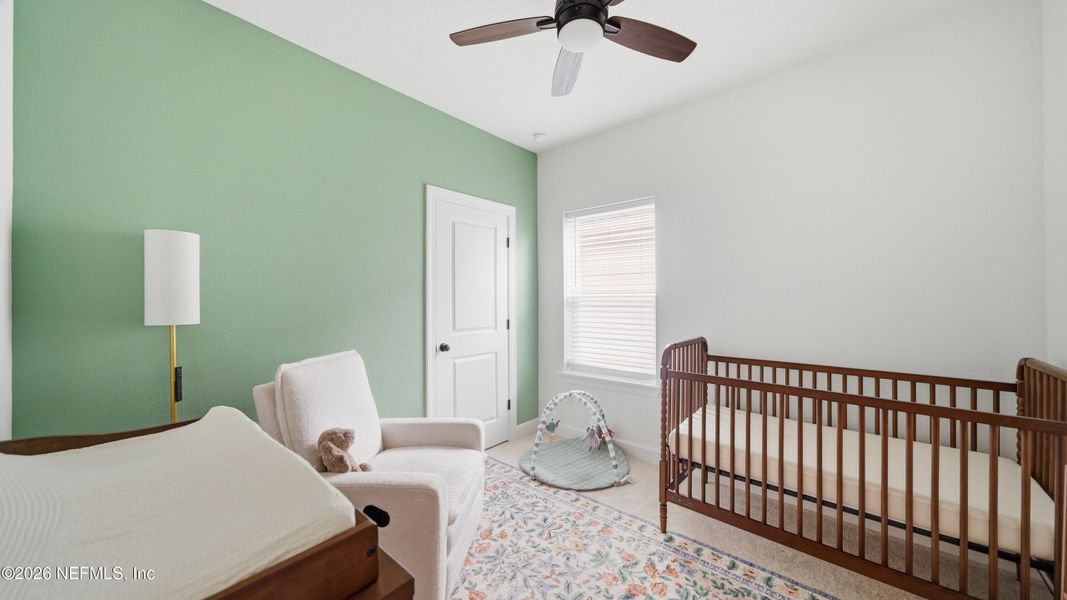 Furnished interior view inside a new home in Seven Pines 40' Front Entry, Jacksonville (Image 59).
