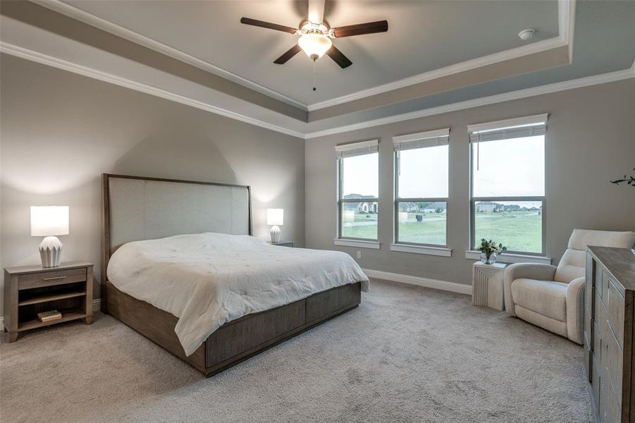 Furnished interior view inside a new home in Lynx Hollow Estates, Forney (Image 24).