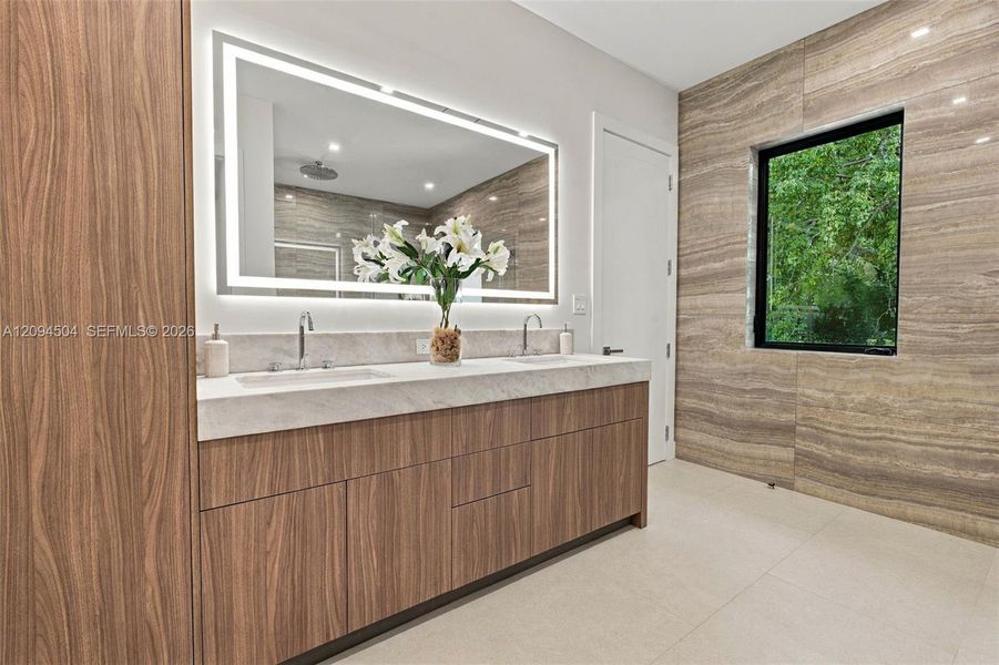 Close-up of interior finishes inside a home in , South Miami (Image 20).