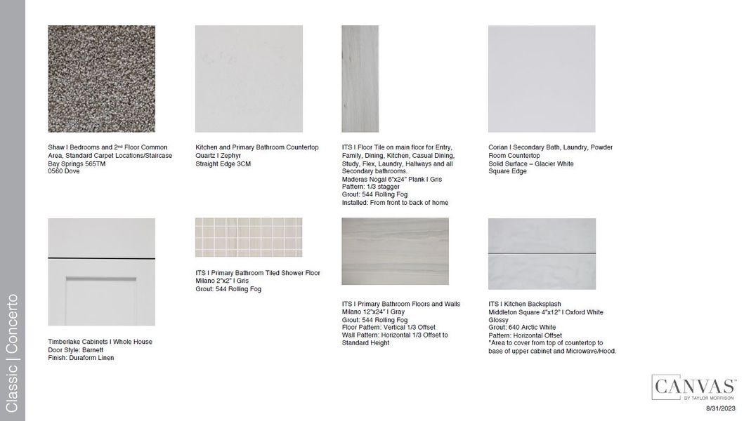 Sample of building materials used in homes in Firethorn, Parrish (Image 15). Sample of building materials used in homes in Firethorn, Parrish (Image 15).