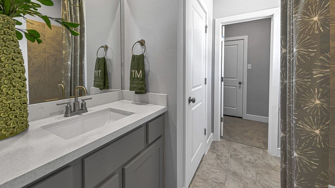 Furnished interior view inside a new home in Avalon at Cypress, Cypress (Image 24).