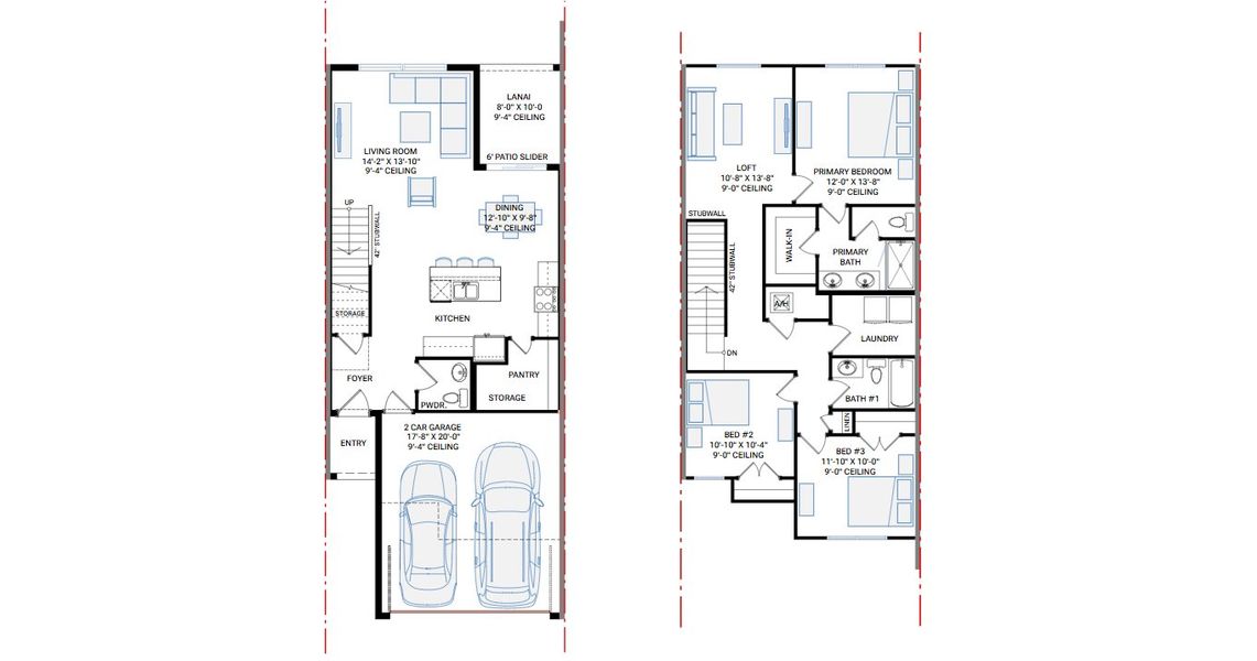 2D floor plan layout for the Oxford by Cardel Homes in Waterset, Apollo Beach, FL (Image 2). 2D floor plan layout for the Oxford by Cardel Homes in Waterset, Apollo Beach, FL (Image 2).