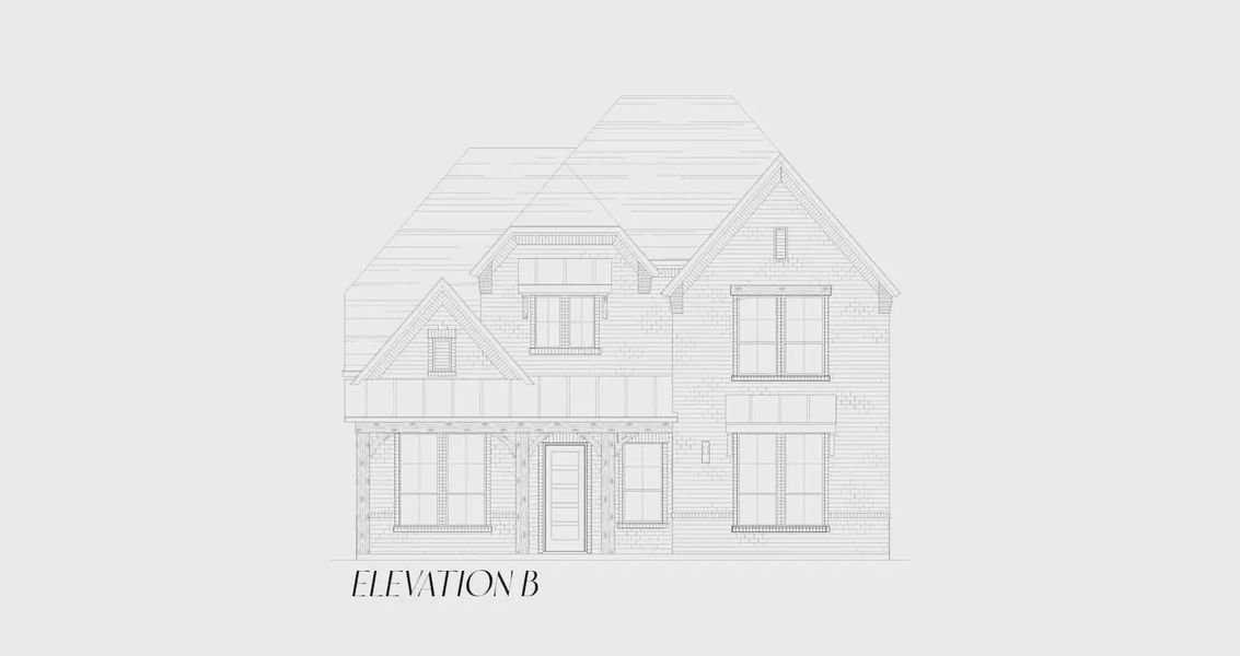 Representative rendering of the exterior for the Salado II by Chesmar Homes (Image 3).