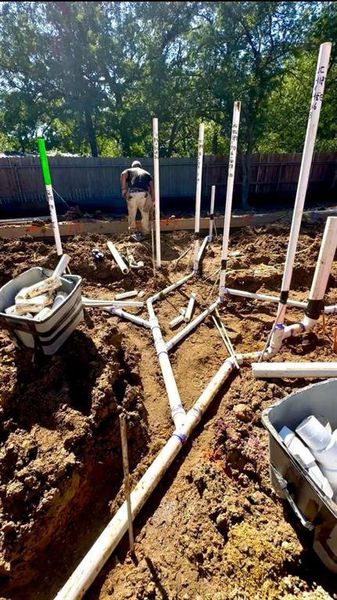 In-progress construction of a new home in , Flower Mound, TX (Image 24).