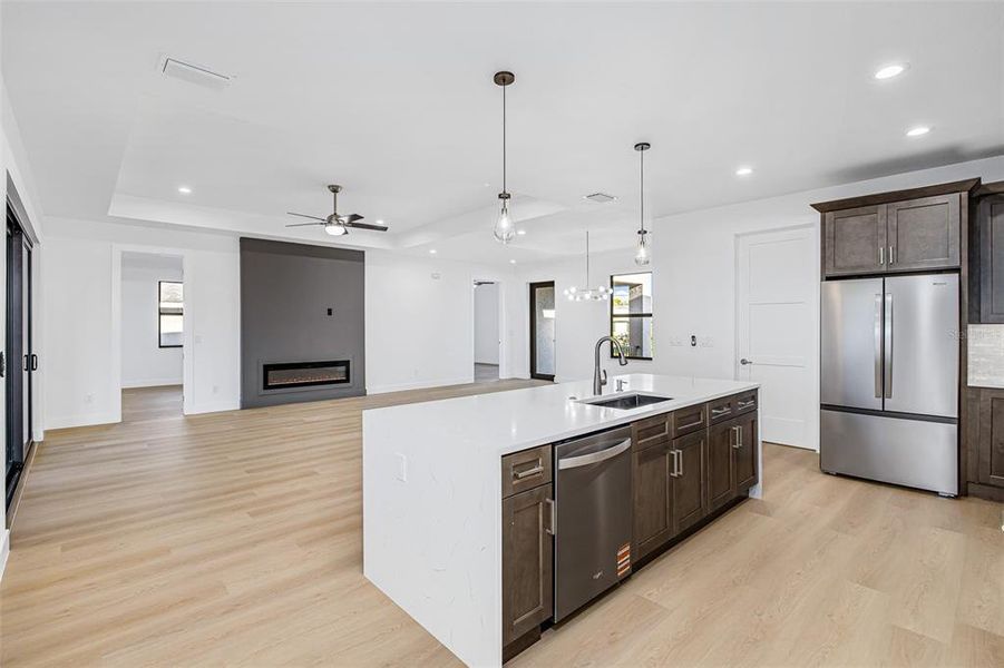Furnished interior view inside a new home in , Rotonda West (Image 7).