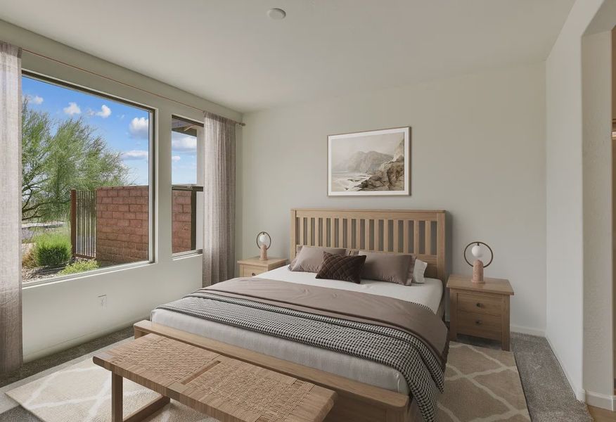 Virtually Staged Wickenburg Ranch Evia HS 1820 Primary Bed - 7 of 21