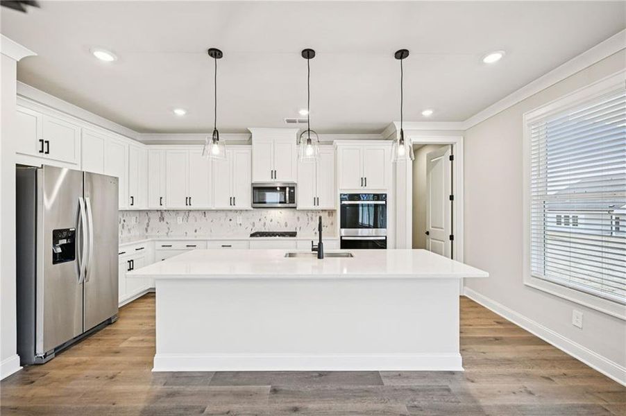 Furnished interior view inside a new home in River Pointe, Monroe (Image 11).