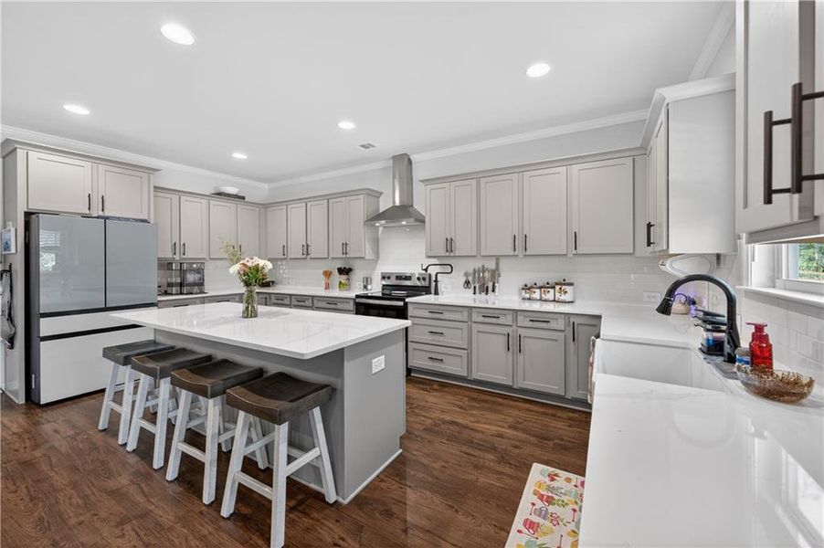 Furnished interior view inside a new home in , Dahlonega (Image 12).