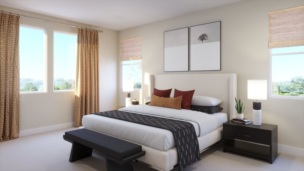 Furnished interior view inside a new home in Freedom at Anthem, Kyle (Image 8). Furnished interior view inside a new home in Freedom at Anthem, Kyle (Image 8).