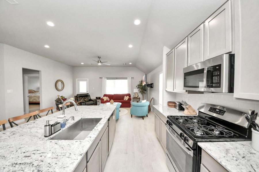 Furnished interior view inside a new home in Briarwood Crossing, Rosenberg (Image 36).