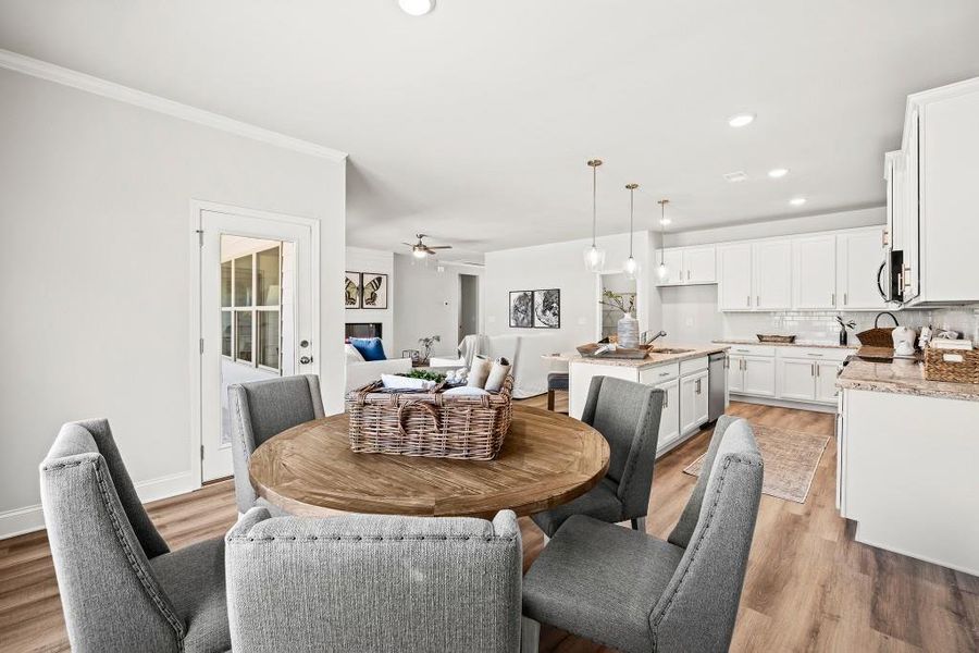 Furnished interior view inside a new home in , Homer (Image 8). Furnished interior view inside a new home in , Homer (Image 8).