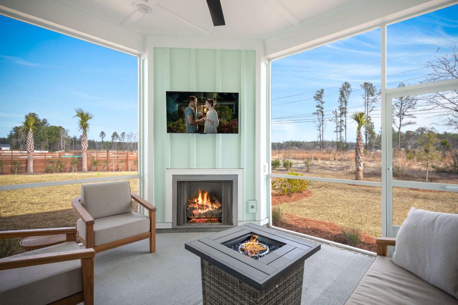 Exterior details and patio area of a home in , Summerville (Image 26).