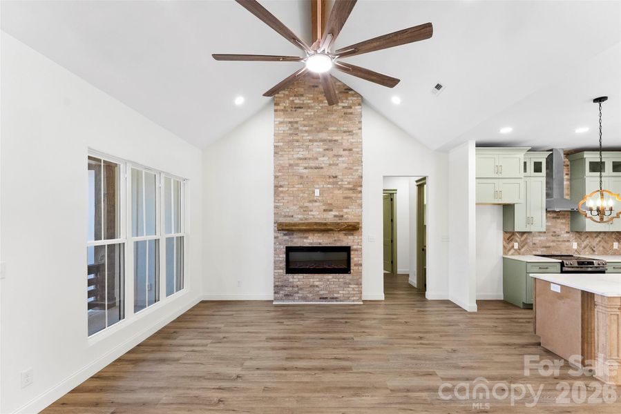 Furnished interior view inside a new home in , Kings Mountain (Image 35).