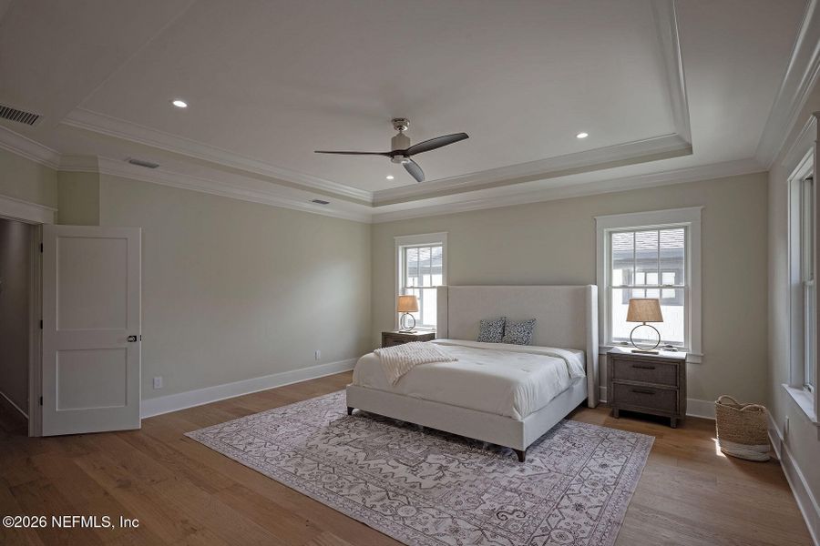 Furnished interior view inside a new home in , Jacksonville (Image 94).