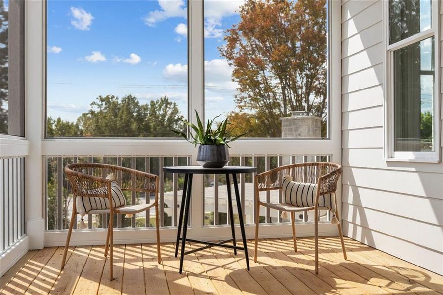 Exterior details and patio area of a home in Archerfield, Smyrna (Image 3).