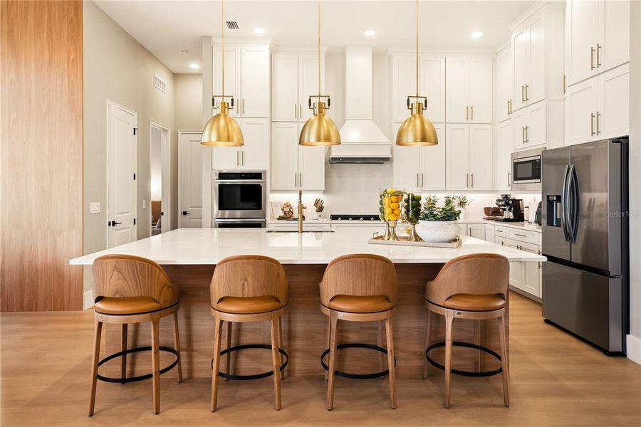Furnished interior view inside a new home in Avalon Ridge, Winter Garden (Image 29).