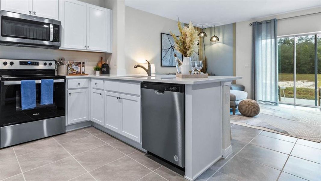Furnished interior view inside a new home in , Davenport (Image 16).