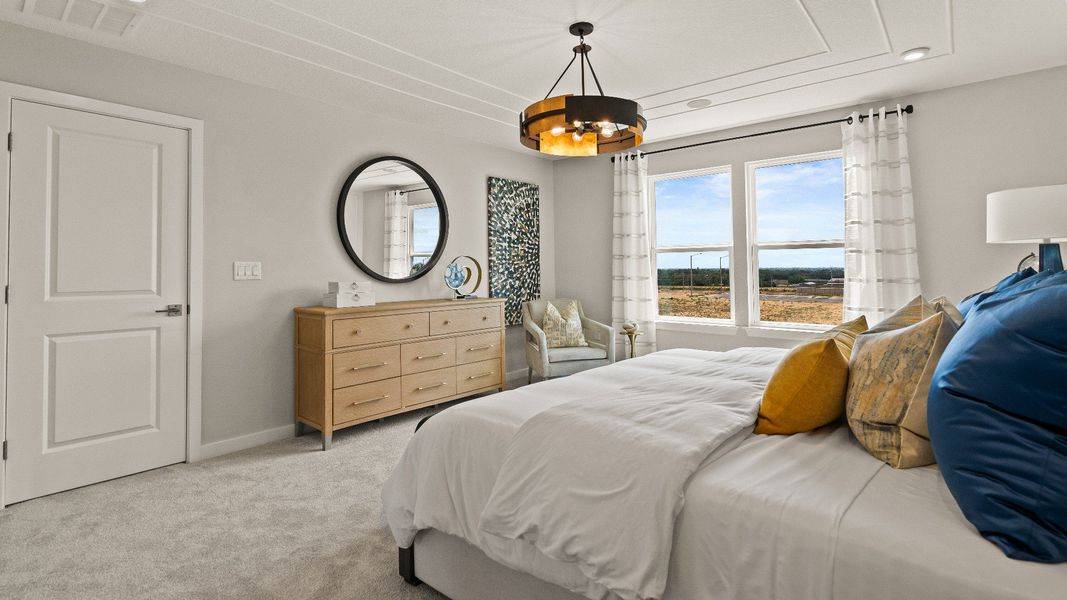 Representative furnished interior of a home built from the Highbourne by DRB Homes in Willowbrook North, Winter Haven (Image 55).