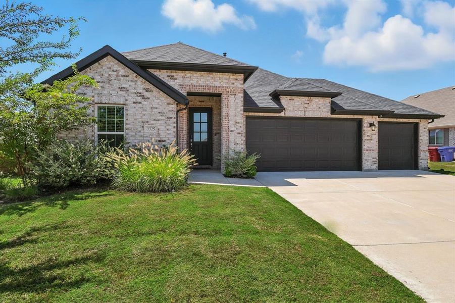 Front exterior of a new home in , Royse City, TX, highlighting curb appeal (Image 19).