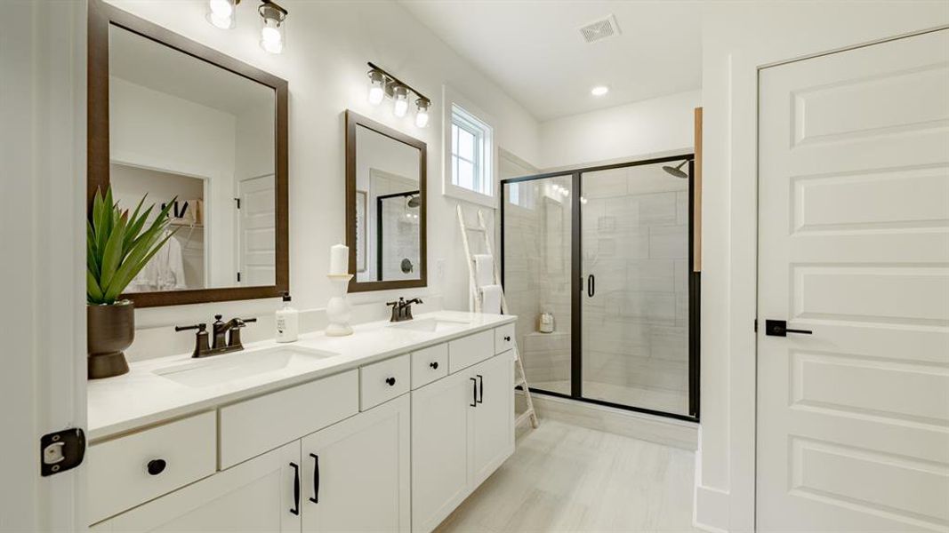 Furnished interior view inside a new home in The Village at Sandy Plains, Marietta (Image 10). Furnished interior view inside a new home in The Village at Sandy Plains, Marietta (Image 10).