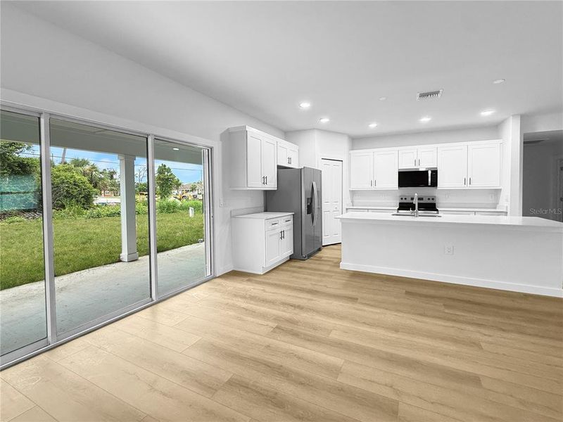 Kitchen, Living and Lanai