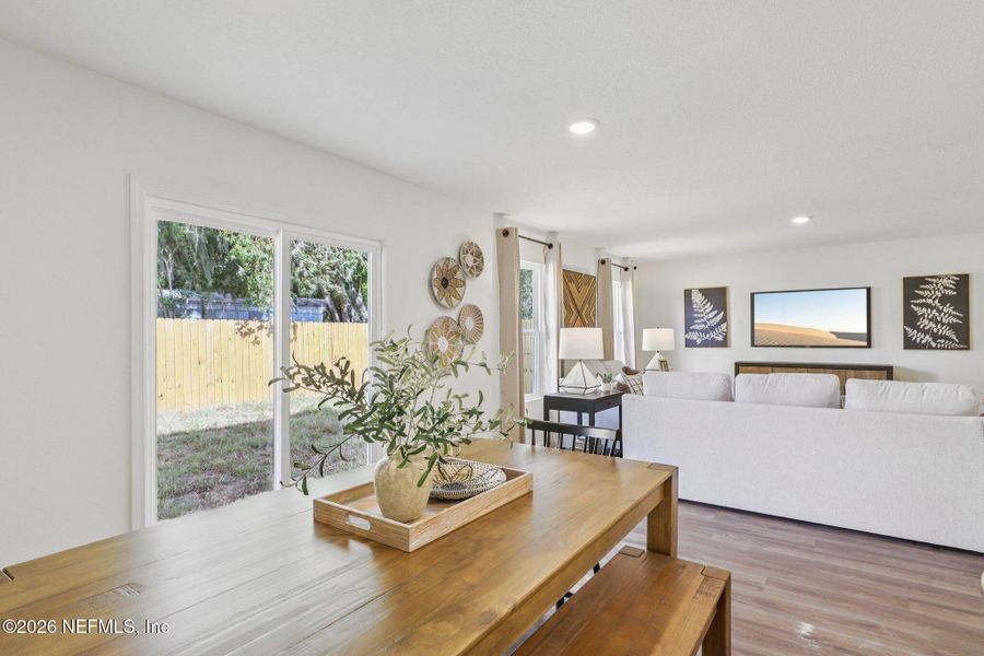 Furnished interior view inside a new home in , Jacksonville (Image 8).