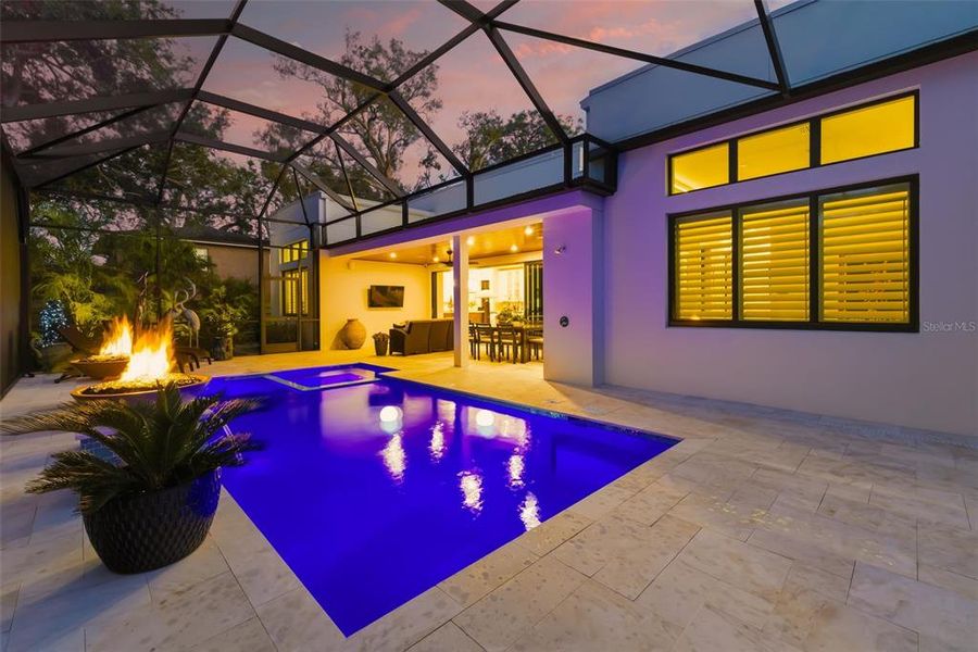 Exterior details and patio area of a home in , Sarasota (Image 37).