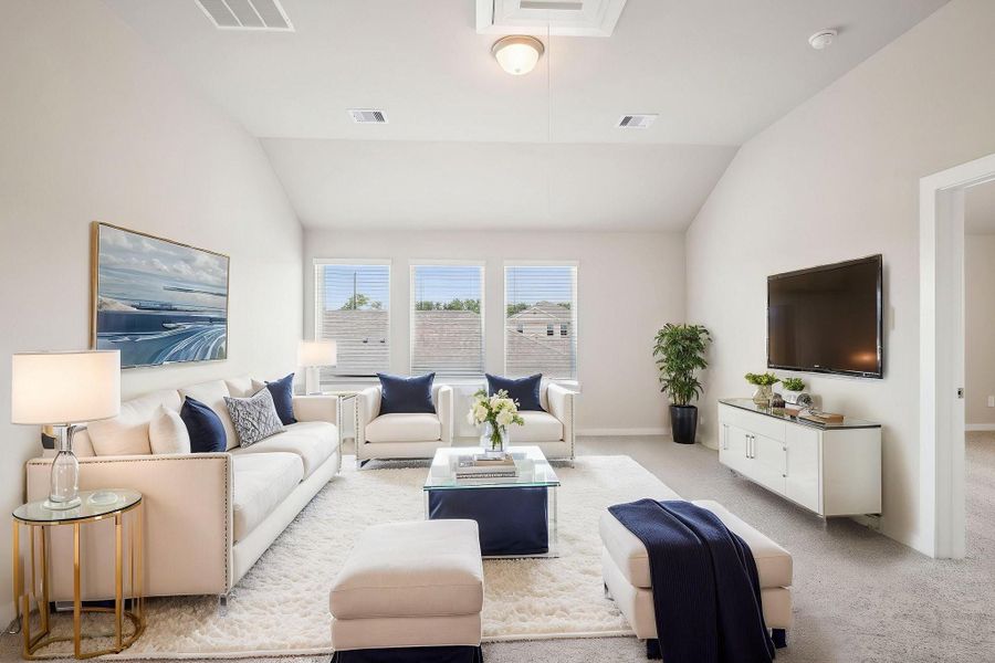 Photo is not of the actual home, but is an inspirational photo of builder’s model home and may depict options, furnishings, and/or decorator features that are not included