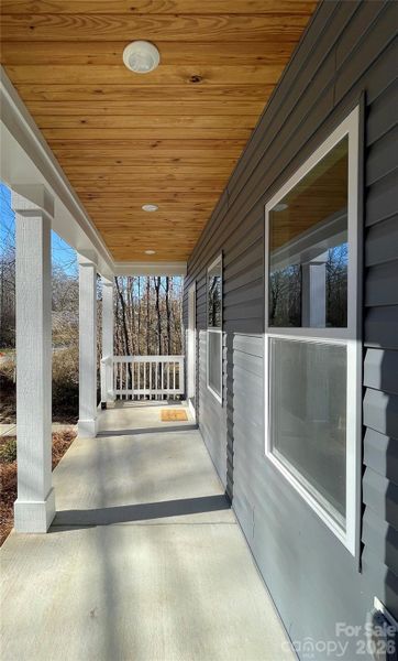 Exterior details and patio area of a home in , Statesville (Image 20).