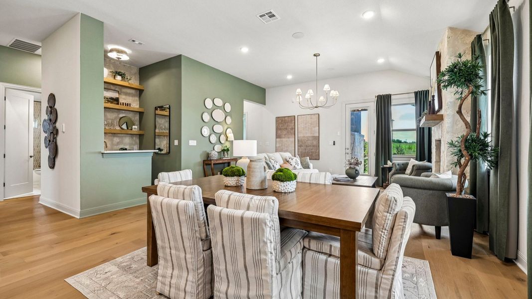 Representative furnished interior of a home built from the Oleander by DRB Homes in Briarwood, Elgin (Image 11). Representative furnished interior of a home built from the Oleander by DRB Homes in Briarwood, Elgin (Image 11).
