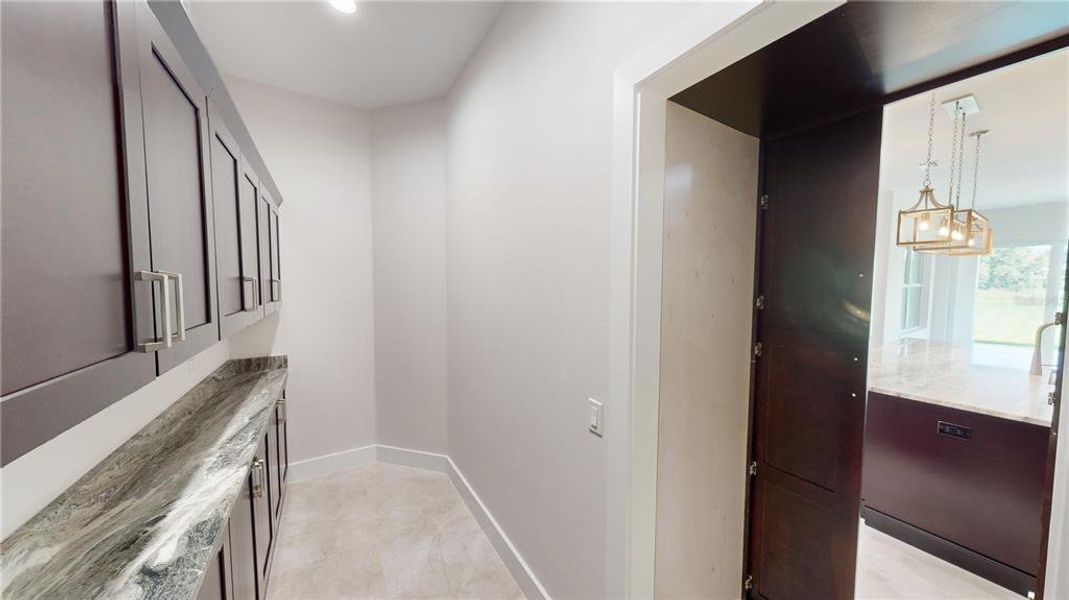 Large walk-in pantry Large walk-in pantry