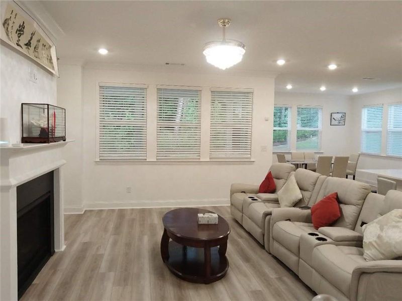 Furnished interior view inside a new home in Bailey Fence, Dacula (Image 16). Furnished interior view inside a new home in Bailey Fence, Dacula (Image 16).