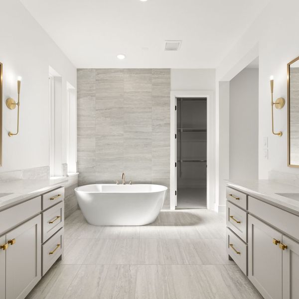 Furnished interior view inside a new home in Mosaic – 70′ Lots, Celina (Image 38).